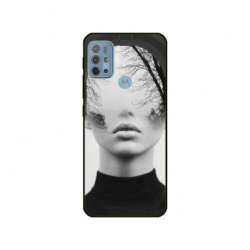 Husa personalizata tip carcasa HQPrint pentru Motorola Moto G10, model Abstract Lady, multicolor, S1D1M0066