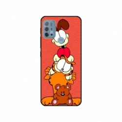 Husa personalizata tip carcasa HQPrint pentru Motorola Moto G10, model Garfield, multicolor, S1D1M0085