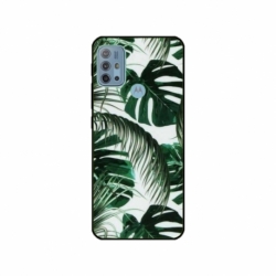 Husa personalizata tip carcasa HQPrint pentru Motorola Moto G10, model Leaf Design 3, multicolor, S1D1M0088