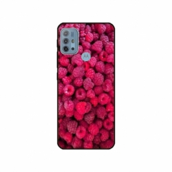 Husa personalizata tip carcasa HQPrint pentru Motorola Moto G10 Power, model Zmeura, multicolor, S1D1M0234