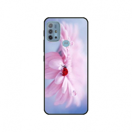 Husa personalizata tip carcasa HQPrint pentru Motorola Moto G10, model Flowers 5, multicolor, S1D1M0114
