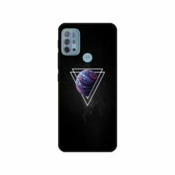 Husa personalizata tip carcasa HQPrint pentru Motorola Moto G10, model Triangle Planet, multicolor, S1D1M0278