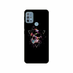 Husa personalizata tip carcasa HQPrint pentru Motorola Moto G10, model Colorful 5, multicolor, S1D1M0302