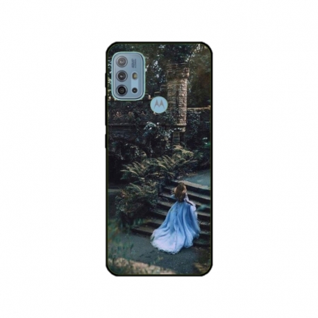 Husa personalizata tip carcasa HQPrint pentru Motorola Moto G10, model Bride, multicolor, S1D1M0338