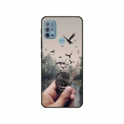 Husa personalizata tip carcasa HQPrint pentru Motorola Moto G10, model Time Flies 2, multicolor, S1D1M0365