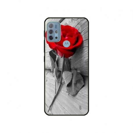 Husa personalizata tip carcasa HQPrint pentru Motorola Moto G10 Power, model Rose, multicolor, S1D1M0384