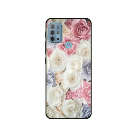 Husa personalizata tip carcasa HQPrint pentru Motorola Moto G10 Power, model Flowers 23, multicolor, S1D1M0385