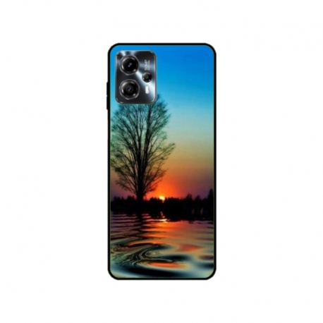 Husa personalizata tip carcasa HQPrint pentru Motorola Moto G13, model Apus, multicolor, S1D1M0006