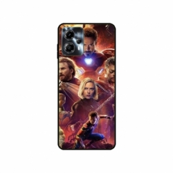 Husa personalizata tip carcasa HQPrint pentru Motorola Moto G13, model Avengers Inifinity War, multicolor, S1D1M0010