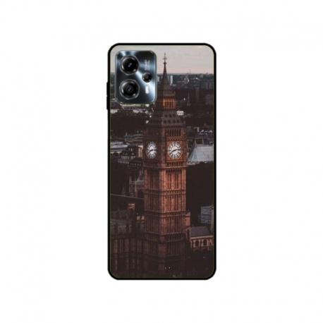 Husa personalizata tip carcasa HQPrint pentru Motorola Moto G13, model Big Ben 2, multicolor, S1D1M0014