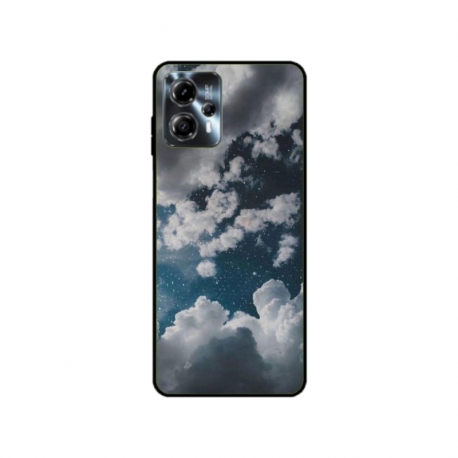 Husa personalizata tip carcasa HQPrint pentru Motorola Moto G13, model Blue Sky, multicolor, S1D1M0023