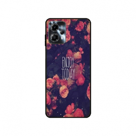 Husa personalizata tip carcasa HQPrint pentru Motorola Moto G13, model Enjoy Today, multicolor, S1D1M0037