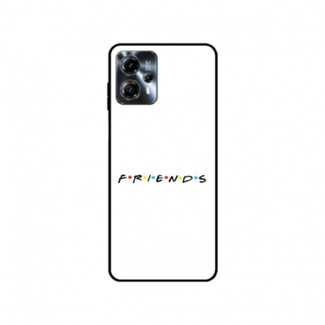 Husa personalizata tip carcasa HQPrint pentru Motorola Moto G13, model FRIENDS 1, multicolor, S1D1M0043
