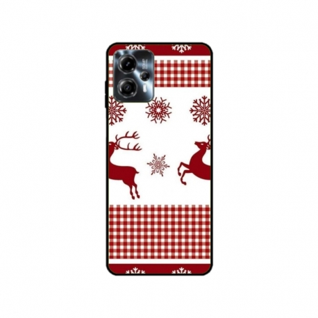 Husa personalizata tip carcasa HQPrint pentru Motorola Moto G13, model Reindeer 1, multicolor, S1D1M0051