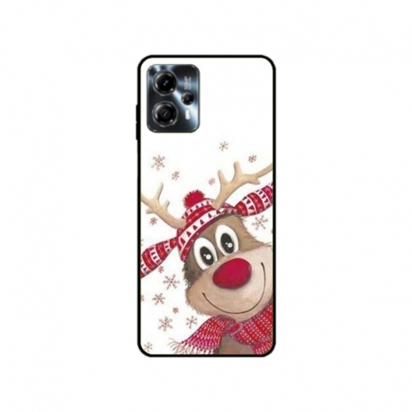 Husa personalizata tip carcasa HQPrint pentru Motorola Moto G13, model Reindeer 3, multicolor, S1D1M0053