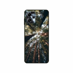 Husa personalizata tip carcasa HQPrint pentru Motorola Moto G13, model Tree perspective, multicolor, S1D1M0079