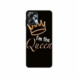 Husa personalizata tip carcasa HQPrint pentru Motorola Moto G13, model Im the Queen, multicolor, S1D1M0101