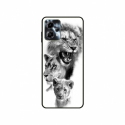 Husa personalizata tip carcasa HQPrint pentru Motorola Moto G13, model Lion 3, multicolor, S1D1M0118