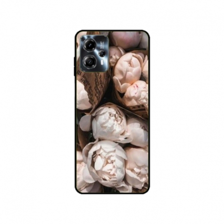 Husa personalizata tip carcasa HQPrint pentru Motorola Moto G13, model Flowers 6, multicolor, S1D1M0139