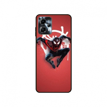 Husa personalizata tip carcasa HQPrint pentru Motorola Moto G13, model Spiderman 3, multicolor, S1D1M0169