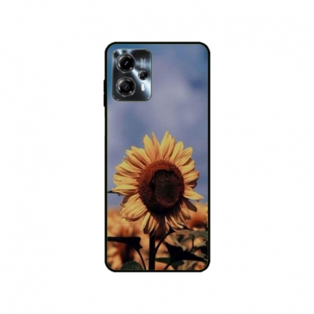 Husa personalizata tip carcasa HQPrint pentru Motorola Moto G13, model Sunflower 1, multicolor, S1D1M0193
