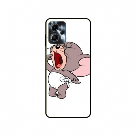 Husa personalizata tip carcasa HQPrint pentru Motorola Moto G13, model Tom and Jerry 3, multicolor, S1D1M0207