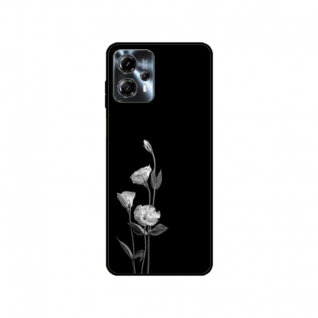 Husa personalizata tip carcasa HQPrint pentru Motorola Moto G13, model Abstract Flowers, multicolor, S1D1M0216
