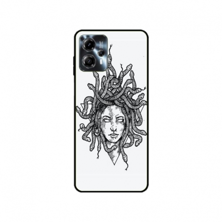 Husa personalizata tip carcasa HQPrint pentru Motorola Moto G13, model Medusa 2, multicolor, S1D1M0230