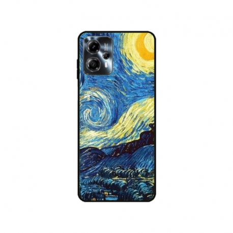 Husa personalizata tip carcasa HQPrint pentru Motorola Moto G13, model Van Gogh, multicolor, S1D1M0238