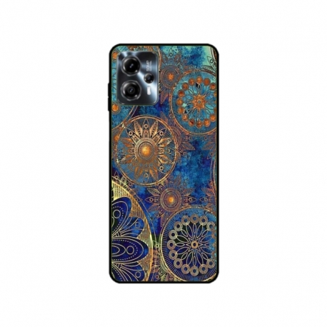 Husa personalizata tip carcasa HQPrint pentru Motorola Moto G13, model Mandela 3, multicolor, S1D1M0256