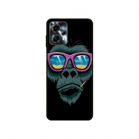Husa personalizata tip carcasa HQPrint pentru Motorola Moto G13, model Gorilla, multicolor, S1D1M0288