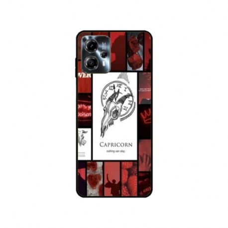 Husa personalizata tip carcasa HQPrint pentru Motorola Moto G13, model Capricorn, multicolor, S1D1M0295