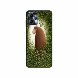 Husa personalizata tip carcasa HQPrint pentru Motorola Moto G13, model Bear, multicolor, S1D1M0312