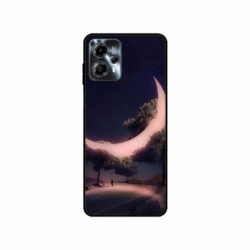 Husa personalizata tip carcasa HQPrint pentru Motorola Moto G13, model Moon in the Trees, multicolor, S1D1M0331