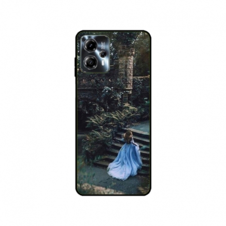 Husa personalizata tip carcasa HQPrint pentru Motorola Moto G13, model Bride, multicolor, S1D1M0338