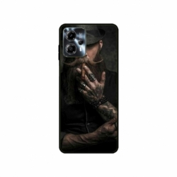 Husa personalizata tip carcasa HQPrint pentru Motorola Moto G13, model Beard Man, multicolor, S1D1M0355