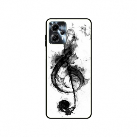 Husa personalizata tip carcasa HQPrint pentru Motorola Moto G13, model Song Notes, multicolor, S1D1M0357