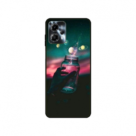 Husa personalizata tip carcasa HQPrint pentru Motorola Moto G13, model Colorful 10, multicolor, S1D1M0369