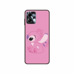 Husa personalizata tip carcasa HQPrint pentru Motorola Moto G23, model Pink Stitch, multicolor, S1D1M0005