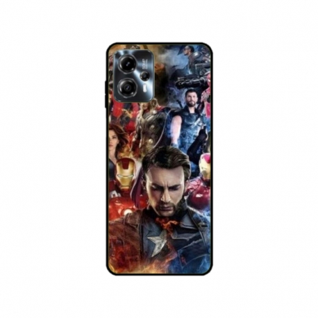 Husa personalizata tip carcasa HQPrint pentru Motorola Moto G23, model Avengers Endgame, multicolor, S1D1M0009
