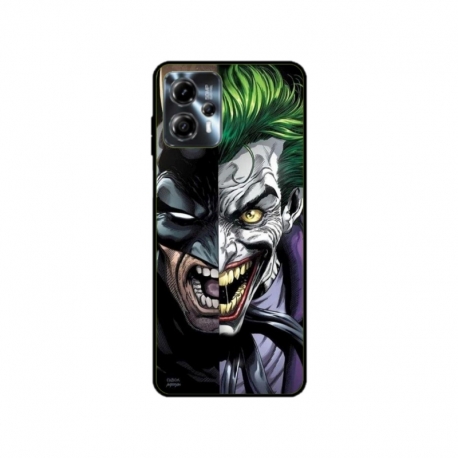Husa personalizata tip carcasa HQPrint pentru Motorola Moto G23, model Batman VS Joker, multicolor, S1D1M0012