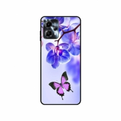 Husa personalizata tip carcasa HQPrint pentru Motorola Moto G23, model Butterfly 2, multicolor, S1D1M0029