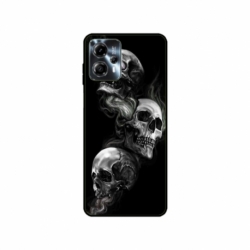 Husa personalizata tip carcasa HQPrint pentru Motorola Moto G23, model Skulls, multicolor, S1D1M0032
