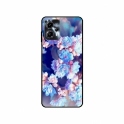 Husa personalizata tip carcasa HQPrint pentru Motorola Moto G23, model Flowers 2, multicolor, S1D1M0038