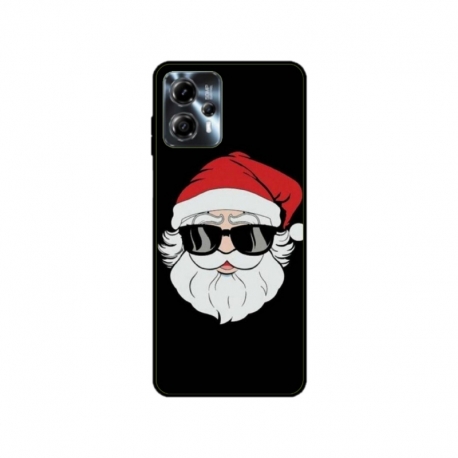 Husa personalizata tip carcasa HQPrint pentru Motorola Moto G23, model Cool Santa, multicolor, S1D1M0046
