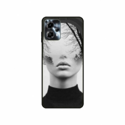 Husa personalizata tip carcasa HQPrint pentru Motorola Moto G23, model Abstract Lady, multicolor, S1D1M0066
