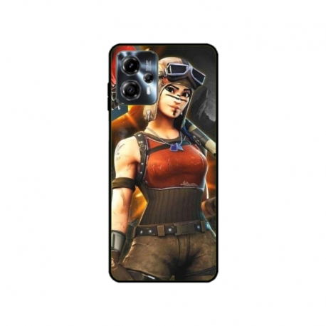 Husa personalizata tip carcasa HQPrint pentru Motorola Moto G23, model Fortnite 1, multicolor, S1D1M0073