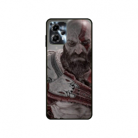 Husa personalizata tip carcasa HQPrint pentru Motorola Moto G23, model God of War 2, multicolor, S1D1M0081