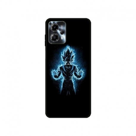Husa personalizata tip carcasa HQPrint pentru Motorola Moto G23, model Goku, multicolor, S1D1M0087