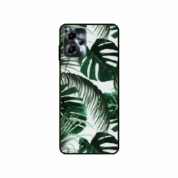 Husa personalizata tip carcasa HQPrint pentru Motorola Moto G23, model Leaf Design 3, multicolor, S1D1M0088
